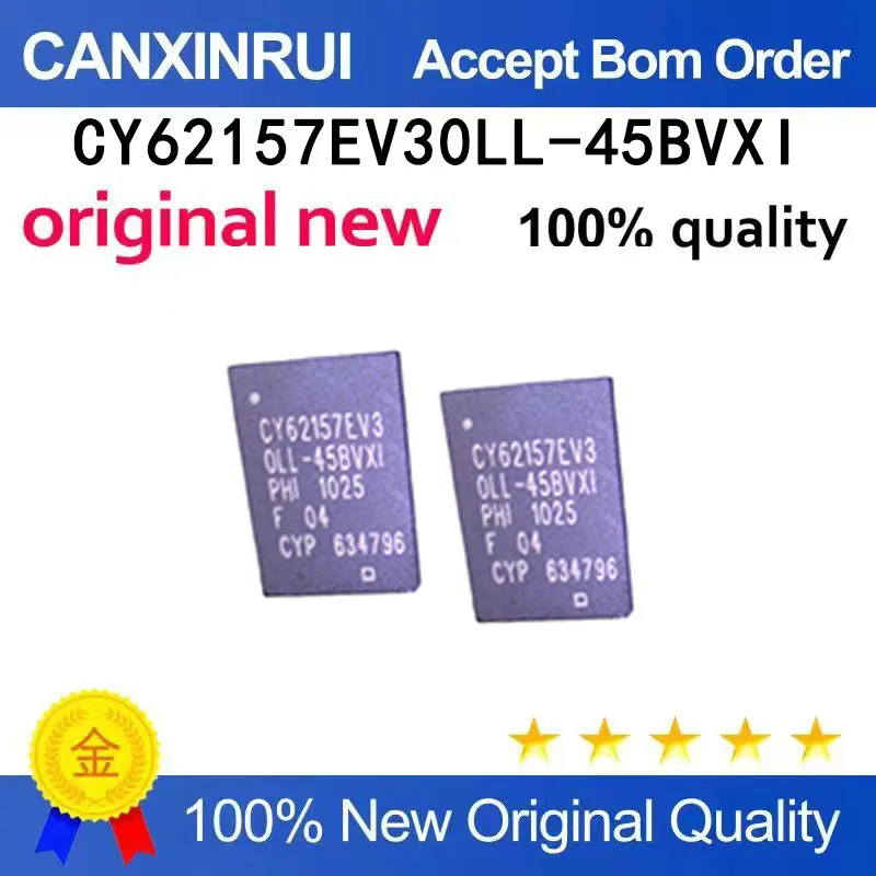 (5-100 PCS) CY62157EV30LL-45BVXI silk screen printing: packaged BGA48 CY62157EV30
(5-100 PCS) CY62157EV30LL-45BVXI silk screen printing: packaged BGA48 CY62157EV30