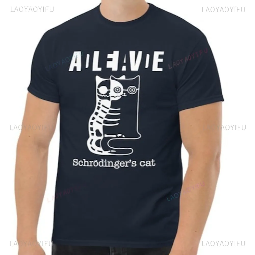 Футболка Schrödinger's Cat Quantum Physics, подарок для любителей науки, повседневная модная свободная мужская футболка в стиле Харадзюку, уличная женская футболка в стиле хип-хоп
Футболка Schrödinger's Cat Quantum Physics, подарок для любителей науки, повседневная модная свободная мужская футболка в стиле Харадзюку, уличная женская футболка в стиле хип-хоп