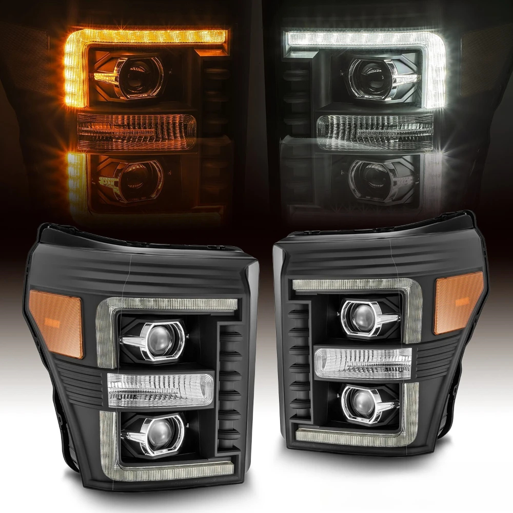 For 11-16 Ford Super Duty Luxx-Series LED DRL/Sequential Signal Headlights
For 11-16 Ford Super Duty Luxx-Series LED DRL/Sequential Signal Headlights