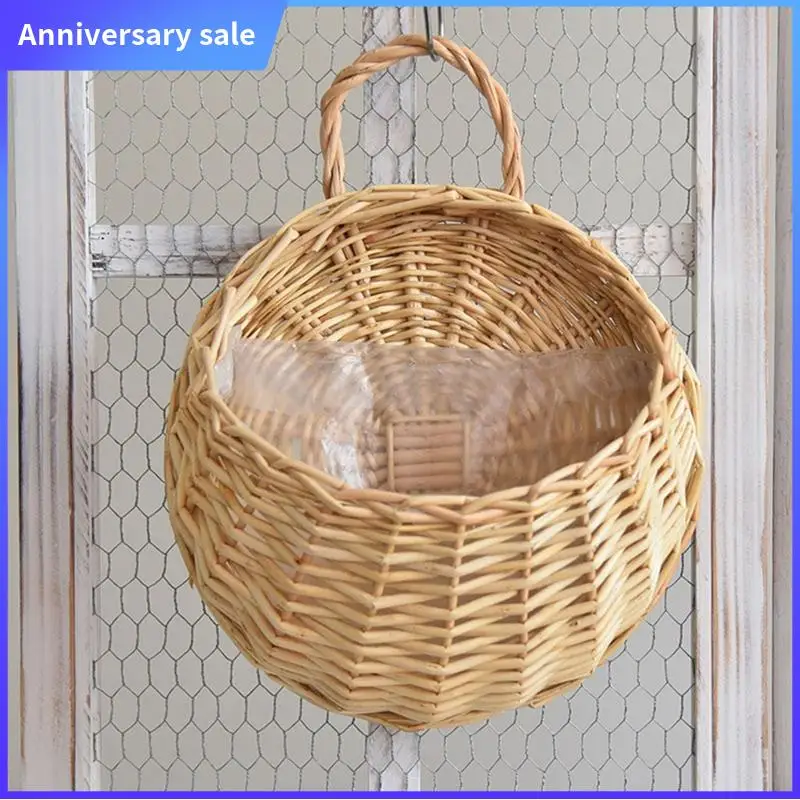 AD23-Wall Mounted Natural Wicker Flower Basket Flower Pot, Rattan Vase Basket, Home Garden Wall Decoration Storage Containe
AD23-Wall Mounted Natural Wicker Flower Basket Flower Pot, Rattan Vase Basket, Home Garden Wall Decoration Storage Containe
