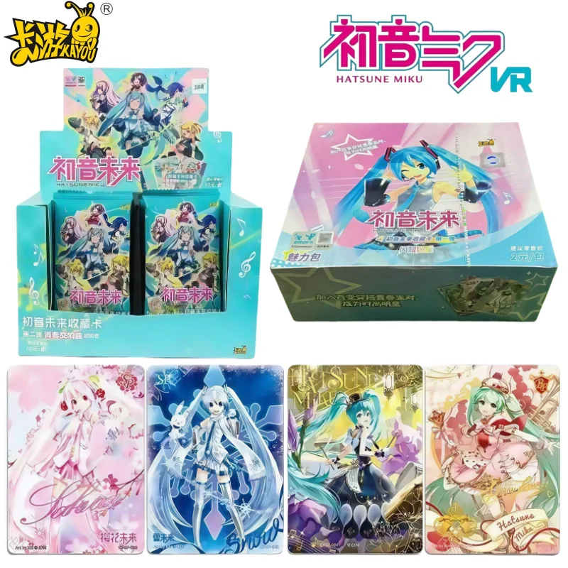 KAYOU Hatsune Miku Card Первая встреча Коллекционные карты Игрушки Детские подарки Зимний стиль Музыкальная симфония молодежи Сумка для первого зрения
KAYOU Hatsune Miku Card Первая встреча Коллекционные карты Игрушки Детские подарки Зимний стиль Музыкальная симфония молодежи Сумка для первого зрения