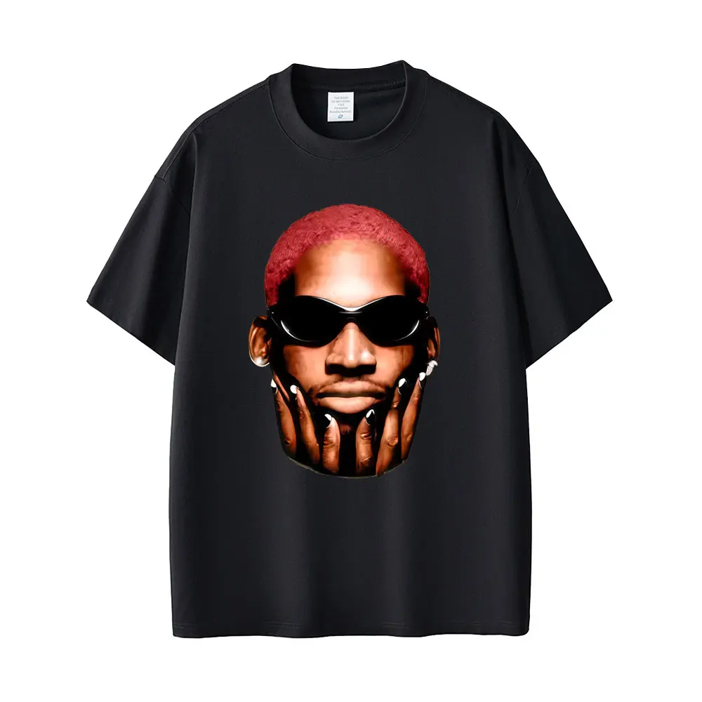 Dennis Rodman Big Face Graphic T-shirt The Worm T-shirts Men Women Fashion Hip Hop Oversized Streetwear Male Vintage Casual Tees
Dennis Rodman Big Face Graphic T-shirt The Worm T-shirts Men Women Fashion Hip Hop Oversized Streetwear Male Vintage Casual Tees