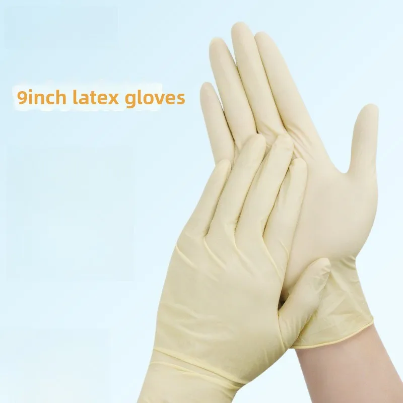 100PCS 9-inch Powder Free Disposable Latex Gloves for Inspection and Labor Protection Work
100PCS 9-inch Powder Free Disposable Latex Gloves for Inspection and Labor Protection Work