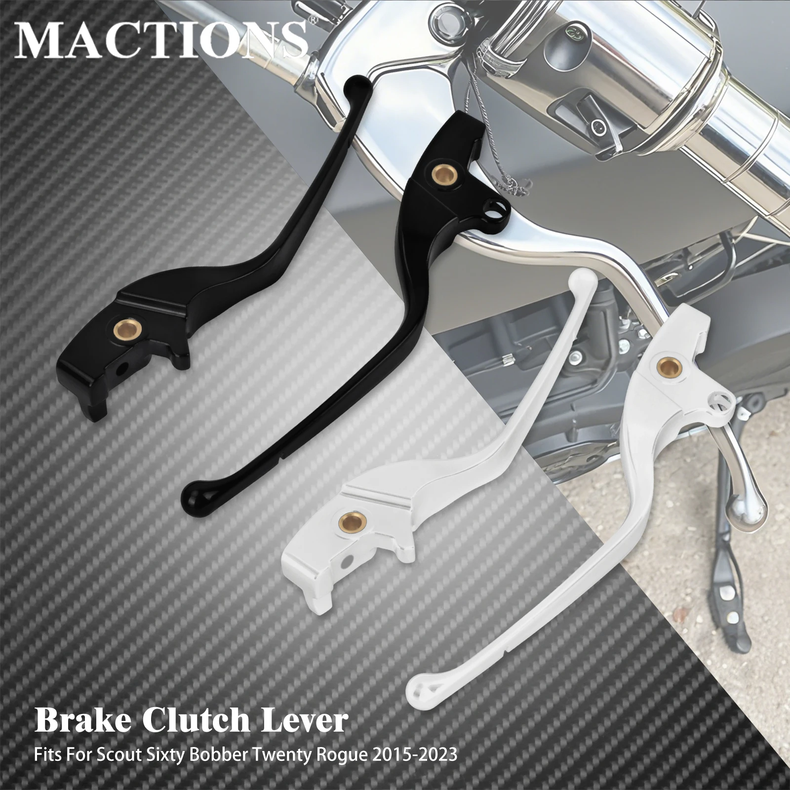 Motorcycle Brake Clutch Levers Black Chrome Hand Control Brake Levers For Indian Scout 2015-23 Scout Bobber Twenty Scout Rogue
Motorcycle Brake Clutch Levers Black Chrome Hand Control Brake Levers For Indian Scout 2015-23 Scout Bobber Twenty Scout Rogue