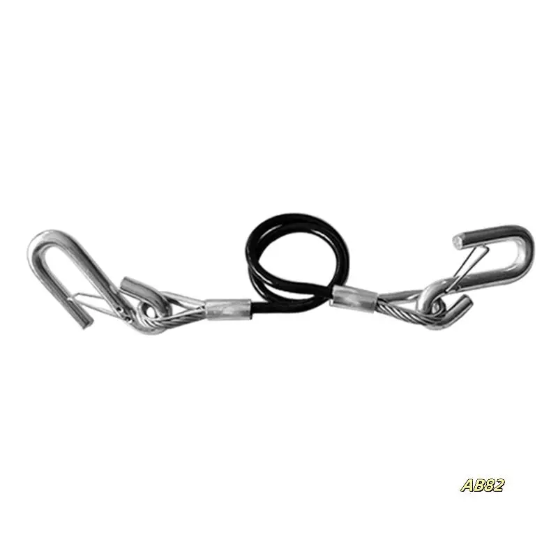 Trailer Safety Towing Cable With Two S Hook 3500Lbs Load Bearing 70CM Maximum Extension Length Spring Towing Rope For RV
Trailer Safety Towing Cable With Two S Hook 3500Lbs Load Bearing 70CM Maximum Extension Length Spring Towing Rope For RV