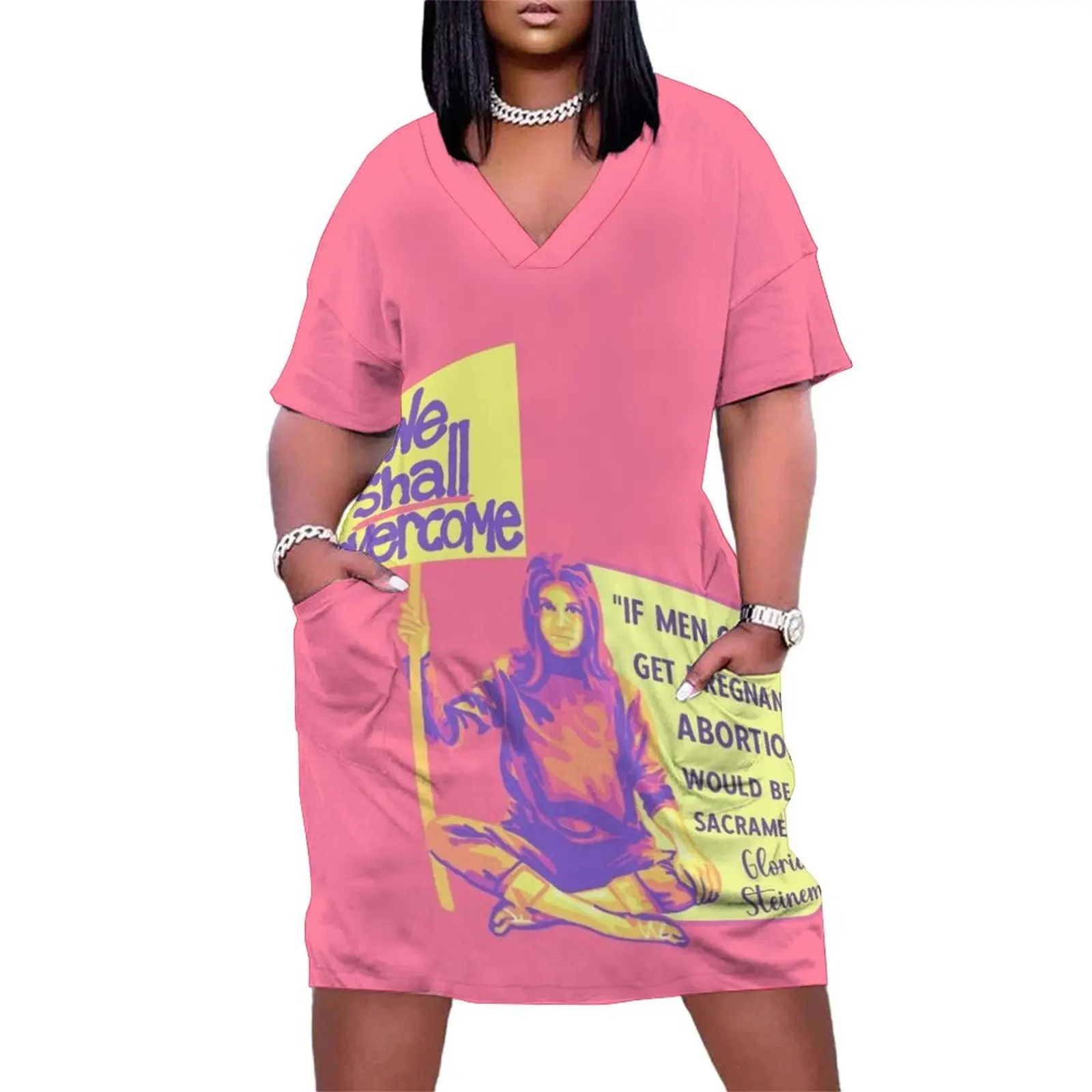 Gloria Steinem Portrait and Quote Loose Pocket Dress Woman clothing Dress for pregnant women clothes
Gloria Steinem Portrait and Quote Loose Pocket Dress Woman clothing Dress for pregnant women clothes