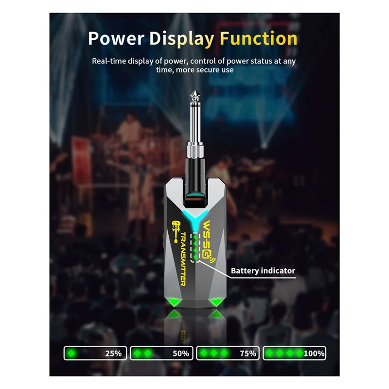 ABWY-Wireless Guitar Transmitter Wireless Guitar Receiver For Electric Guitar Violin Instruments
ABWY-Wireless Guitar Transmitter Wireless Guitar Receiver For Electric Guitar Violin Instruments