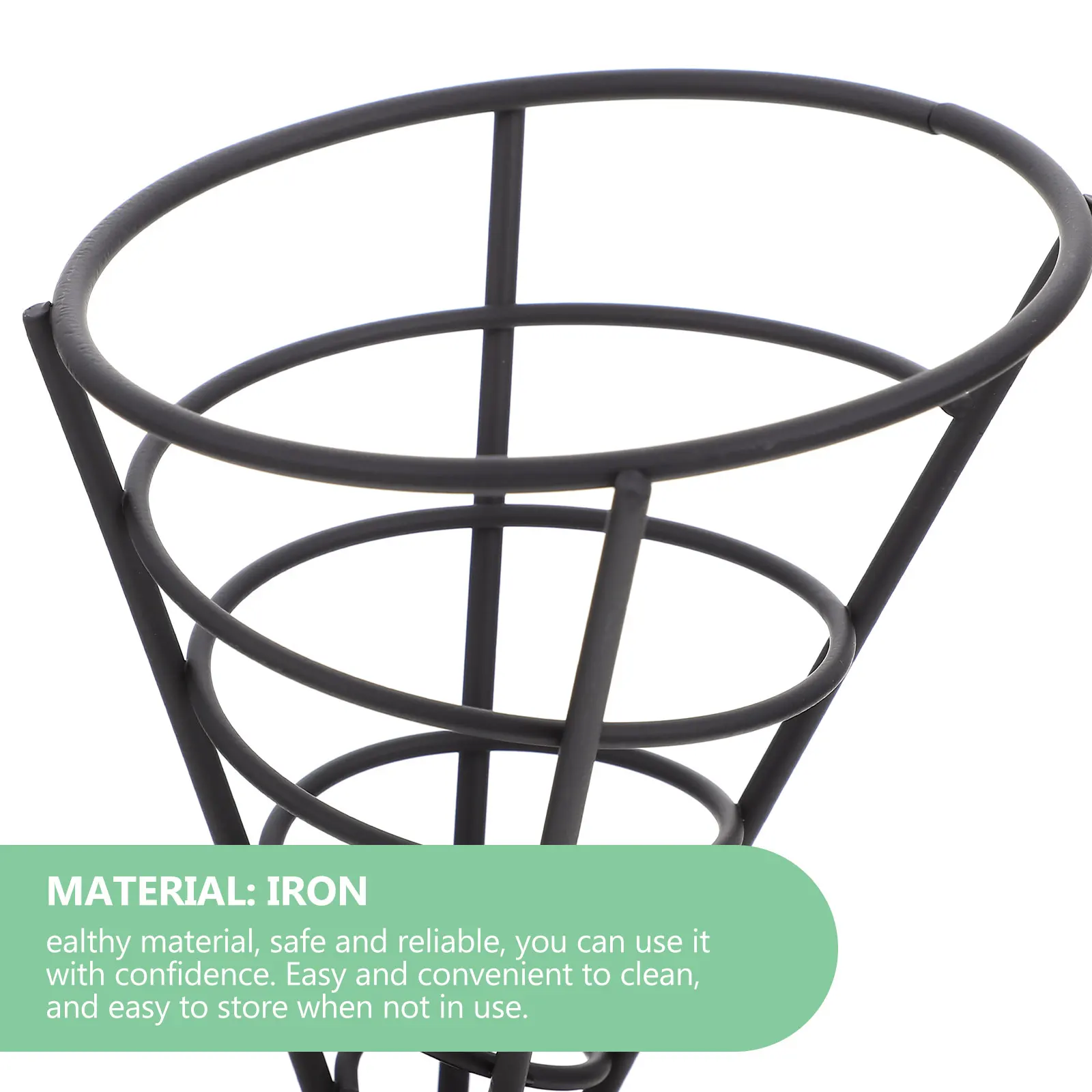 French Fries Holder Iron Rack Snack St Food Basket Kitchen Gadgets Display Storage Cone Healthy Material Easy Clean Durability
French Fries Holder Iron Rack Snack St Food Basket Kitchen Gadgets Display Storage Cone Healthy Material Easy Clean Durability