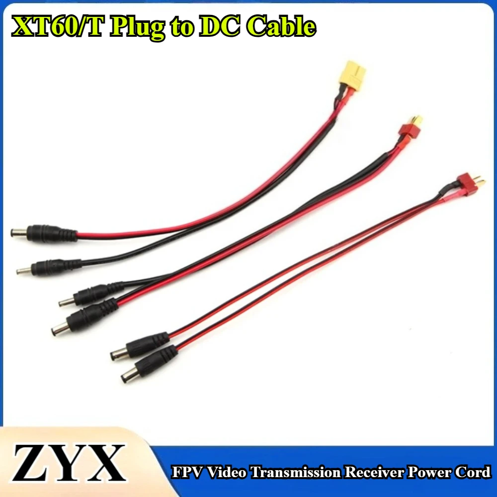 2/3/5Pcs/lot XT60 Female T Plug Male to DC5.5mm+DC3.5mm Male head Y Wire Connector Battery Adapter Cable for RC Battery Charger
2/3/5Pcs/lot XT60 Female T Plug Male to DC5.5mm+DC3.5mm Male head Y Wire Connector Battery Adapter Cable for RC Battery Charger