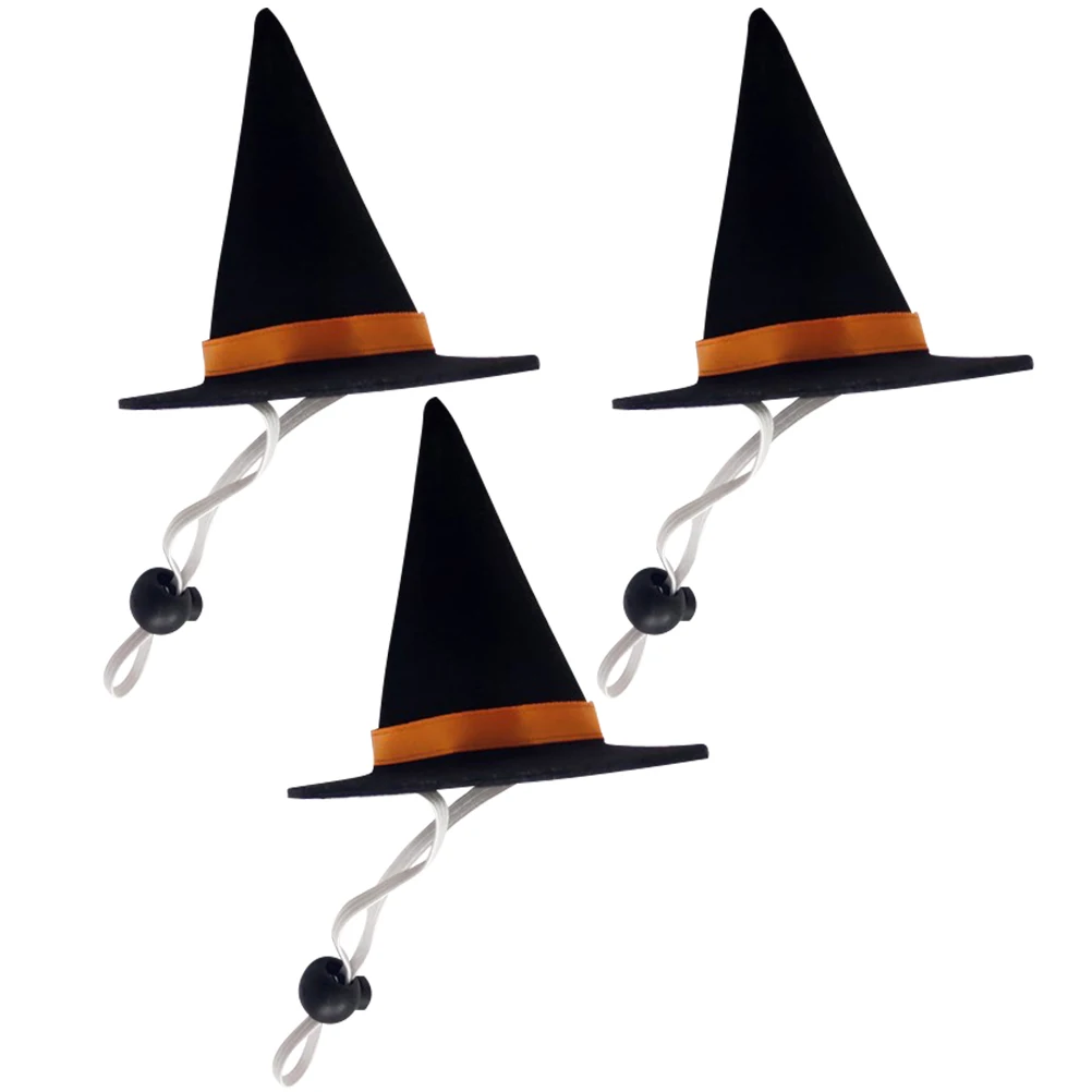 3Pcs Wizard Hat Halloween Costume for Dog Cat Adjustable Elastic Black 35mm Inner Diameter Fits Small Medium Pets
3Pcs Wizard Hat Halloween Costume for Dog Cat Adjustable Elastic Black 35mm Inner Diameter Fits Small Medium Pets