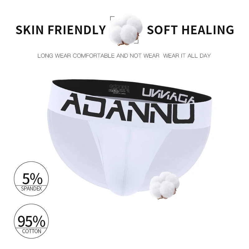 CMENIN 2Pcs Sexy Men Briefs Skin-friendly Breathable Cotton Men Panties Underwear Sissy Large Pouch Man Trunks Underpants Briefs
CMENIN 2Pcs Sexy Men Briefs Skin-friendly Breathable Cotton Men Panties Underwear Sissy Large Pouch Man Trunks Underpants Briefs
