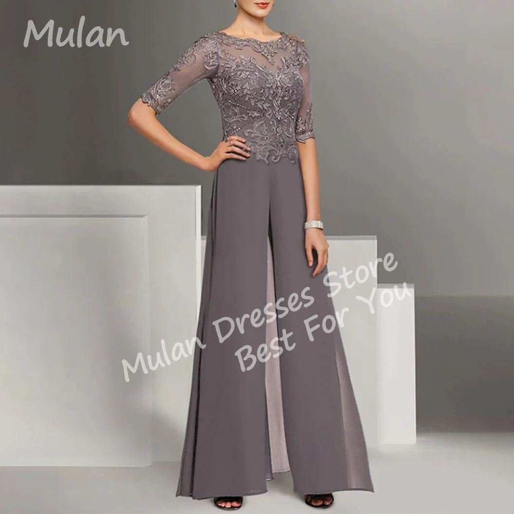 Customized Elegant Long Pantsuits Mother of the Bride Dresses O-Neck Floor-Length Pleats Wedding Guest Party Groom Dress 2026
Customized Elegant Long Pantsuits Mother of the Bride Dresses O-Neck Floor-Length Pleats Wedding Guest Party Groom Dress 2026