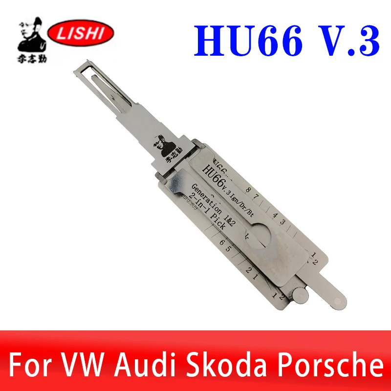 For VW Audi Porsche Lishi 2-in-1 HU66 v.3 Decoder Car Door Open tool Locksmiths tool
For VW Audi Porsche Lishi 2-in-1 HU66 v.3 Decoder Car Door Open tool Locksmiths tool