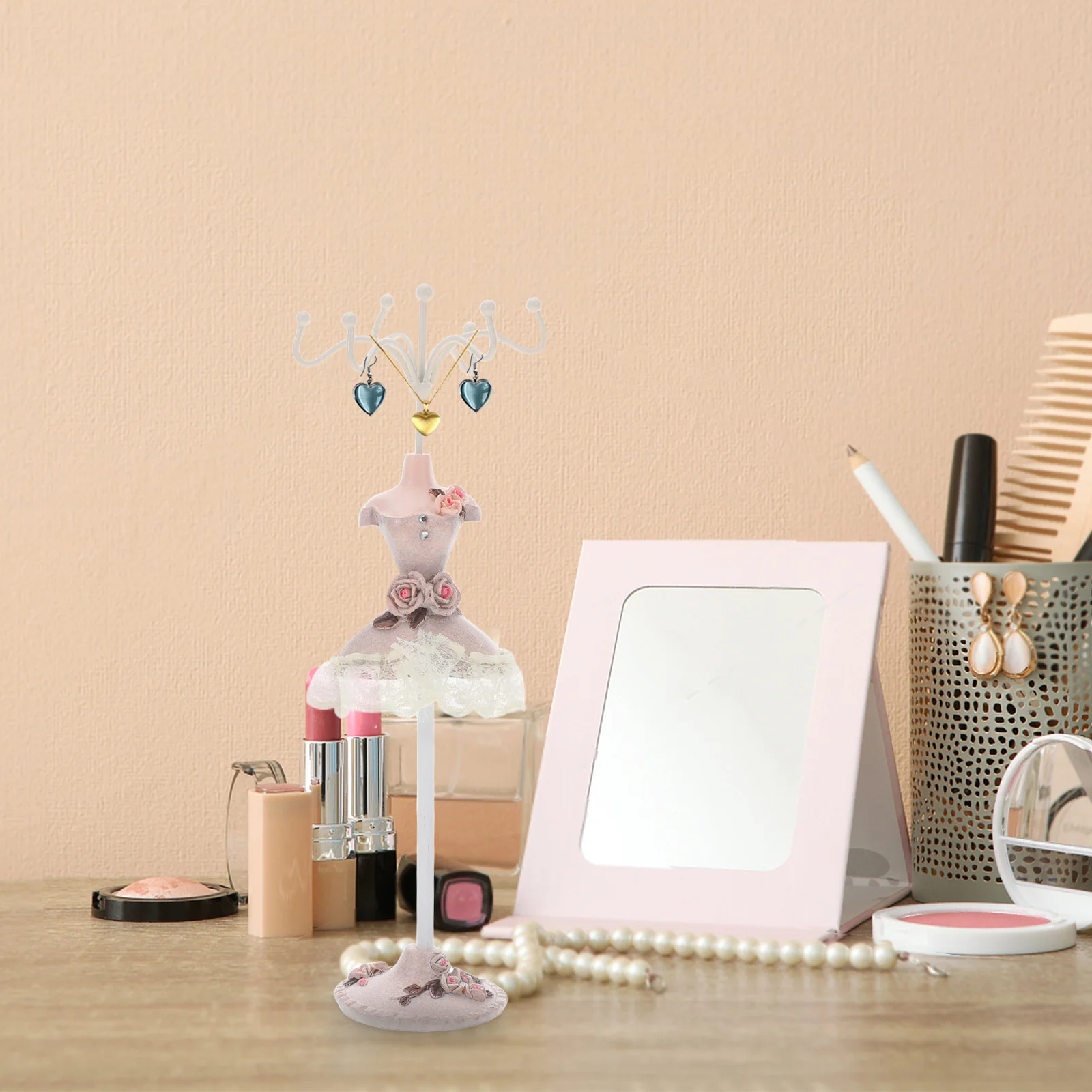 Jewelry Display Stand Resin Mannequin Necklace Earring Organizer Minimalist Design Home Decor Travel Lightweight Rack
Jewelry Display Stand Resin Mannequin Necklace Earring Organizer Minimalist Design Home Decor Travel Lightweight Rack