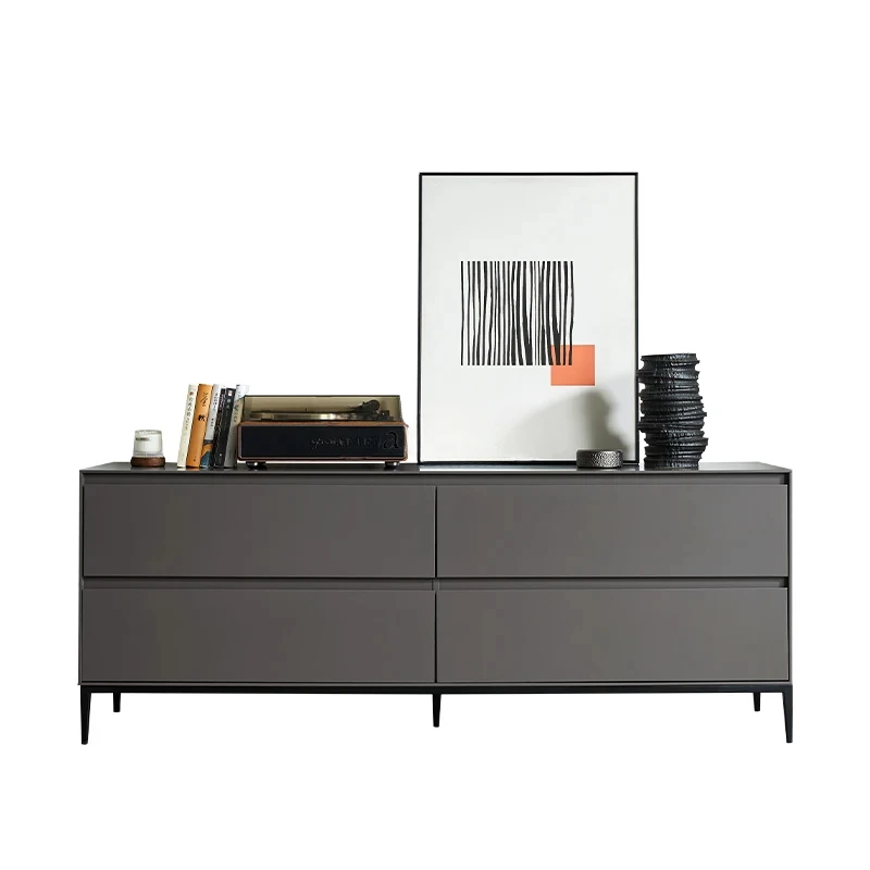 Italian minimalist TV cabinet living room high-end skin paint light luxury storage side cabinet
Italian minimalist TV cabinet living room high-end skin paint light luxury storage side cabinet
