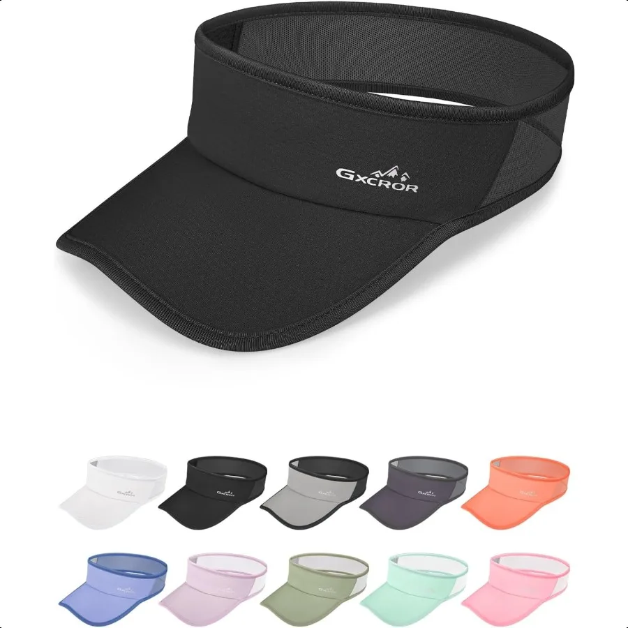 GXCROR Sports Sun Visor Hat Men Women Lightweight Breathable QuickDry Visor Hat UPF 50+ Tennis Golf Running Visor
GXCROR Sports Sun Visor Hat Men Women Lightweight Breathable QuickDry Visor Hat UPF 50+ Tennis Golf Running Visor