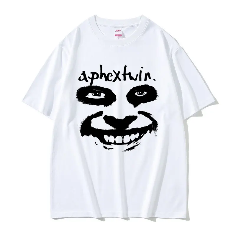 Aphex Twin Face Graphic T Shirt Men Women Fashion Oversized Short Sleeved T-shirt Men's Casual Cotton Retro T-shirts Streetwear
Aphex Twin Face Graphic T Shirt Men Women Fashion Oversized Short Sleeved T-shirt Men's Casual Cotton Retro T-shirts Streetwear