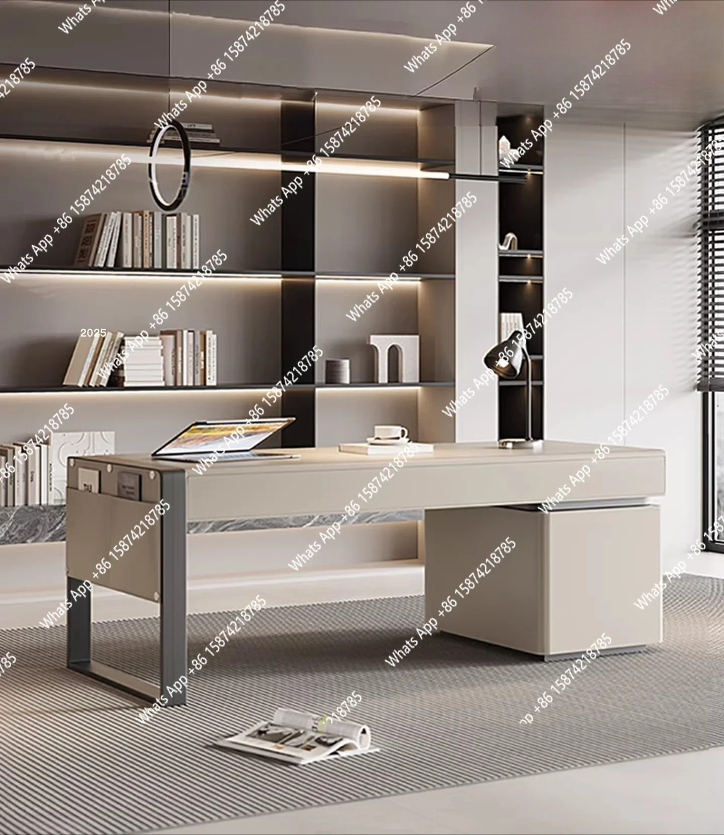Y Light Luxury Modern Saddle Leather Desk Home Study Premium Solid Wood Desk Computer Desk
Y Light Luxury Modern Saddle Leather Desk Home Study Premium Solid Wood Desk Computer Desk