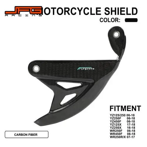 Funparts Motorcycle Rear Disc Guard Carbon Fiber Cover For YAMAHA YZ125 YZ250 YZ250F YZ450F YZ125X YZ250X WR250F 450F 250R 250X
Funparts Motorcycle Rear Disc Guard Carbon Fiber Cover For YAMAHA YZ125 YZ250 YZ250F YZ450F YZ125X YZ250X WR250F 450F 250R 250X