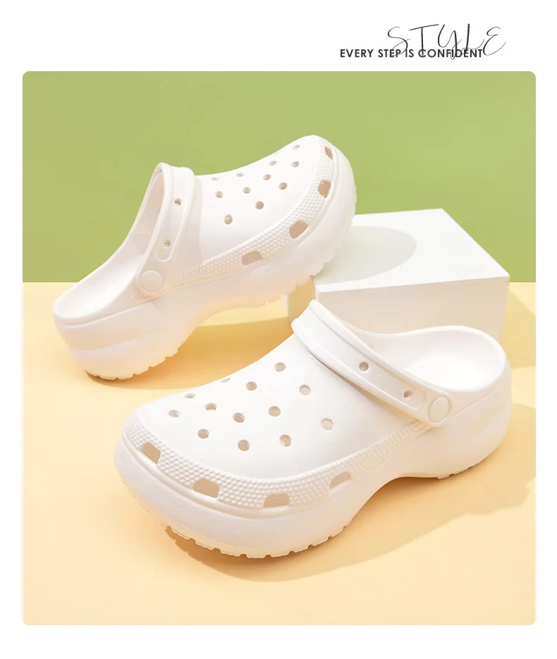 thick-soled cloud hole shoes women's summer non-slip fashion sandals soft-soled beach shoes outdoor bag head slippers women
thick-soled cloud hole shoes women's summer non-slip fashion sandals soft-soled beach shoes outdoor bag head slippers women