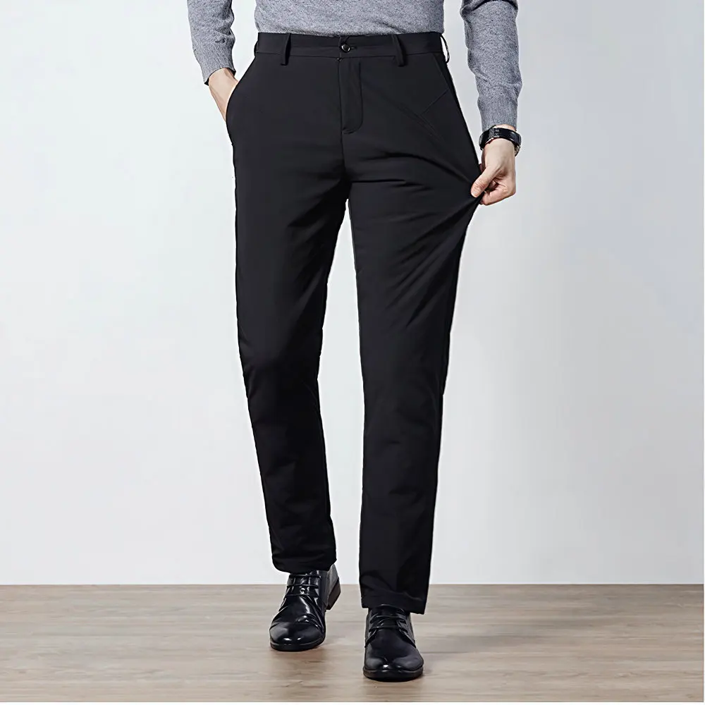 Winter Men's Premium White Duck Down Pant Black Lightweight Thermal Basic Straight Trousers Wrinkle-Resistant Underwear Business
Winter Men's Premium White Duck Down Pant Black Lightweight Thermal Basic Straight Trousers Wrinkle-Resistant Underwear Business