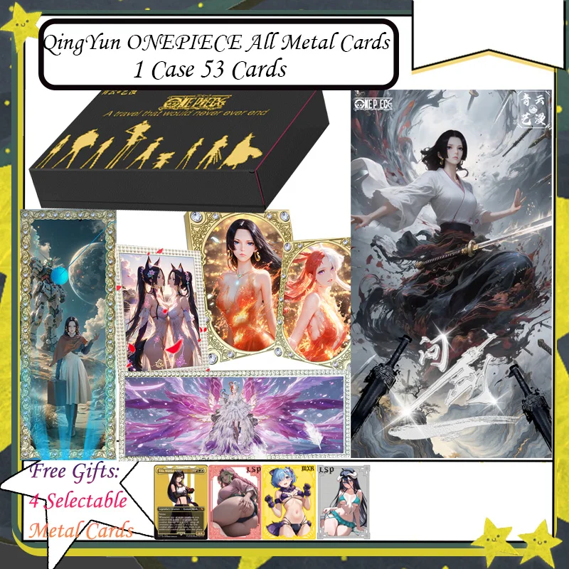 QingYun ONEPIECE Цельнометаллические карты Аниме Коллекционная игра с Нами и Луффи Боа Хэнкок Фигурки Детские подарочные игрушки Вентиляторы CCG ACG
QingYun ONEPIECE Цельнометаллические карты Аниме Коллекционная игра с Нами и Луффи Боа Хэнкок Фигурки Детские подарочные игрушки Вентиляторы CCG ACG