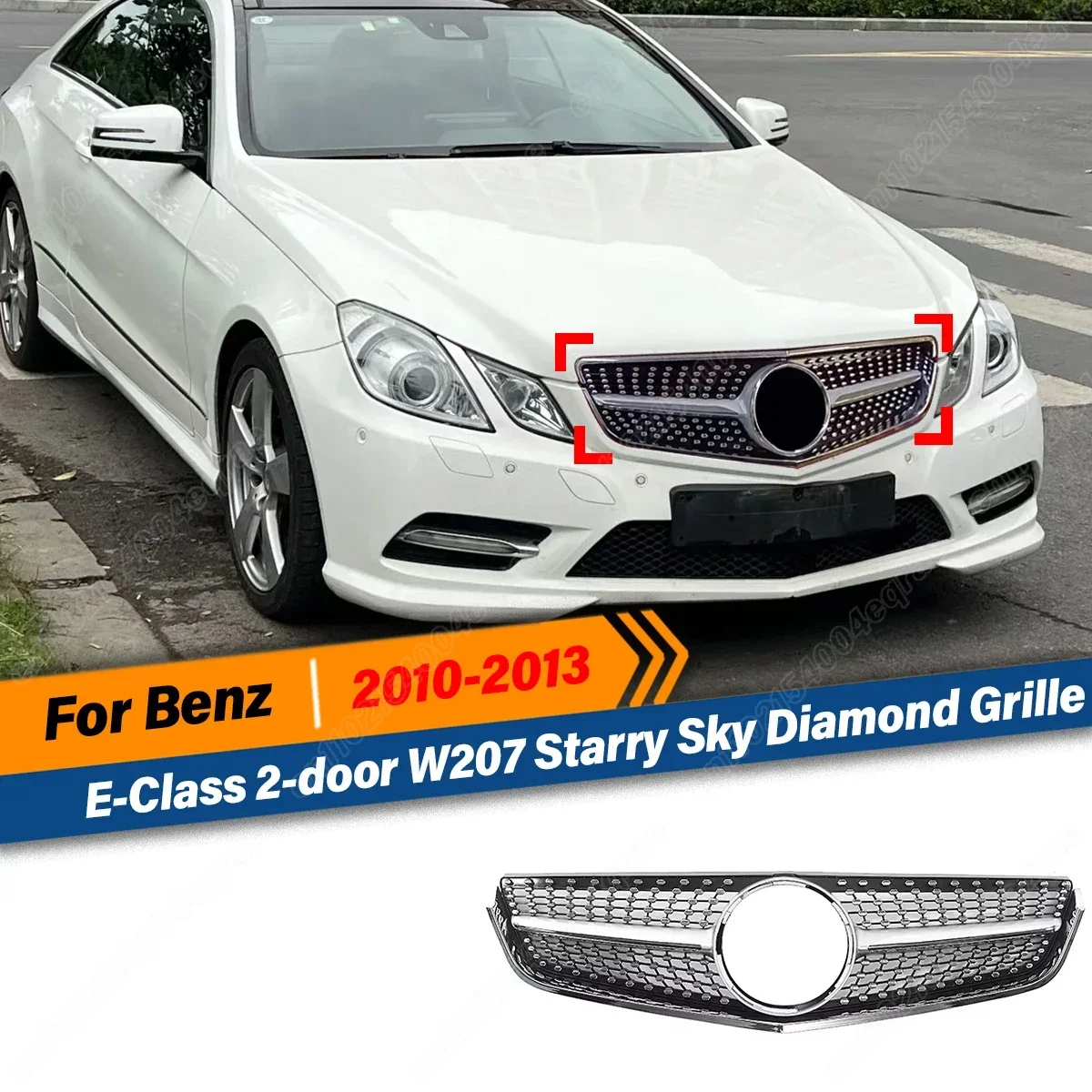 Для Mercedes-Benz E-Class 2-дверный W207 2010-2013: Модифицированная решетка радиатора «Звездное небо», аксессуары для автомобиля, обвес
Для Mercedes-Benz E-Class 2-дверный W207 2010-2013: Модифицированная решетка радиатора «Звездное небо», аксессуары для автомобиля, обвес