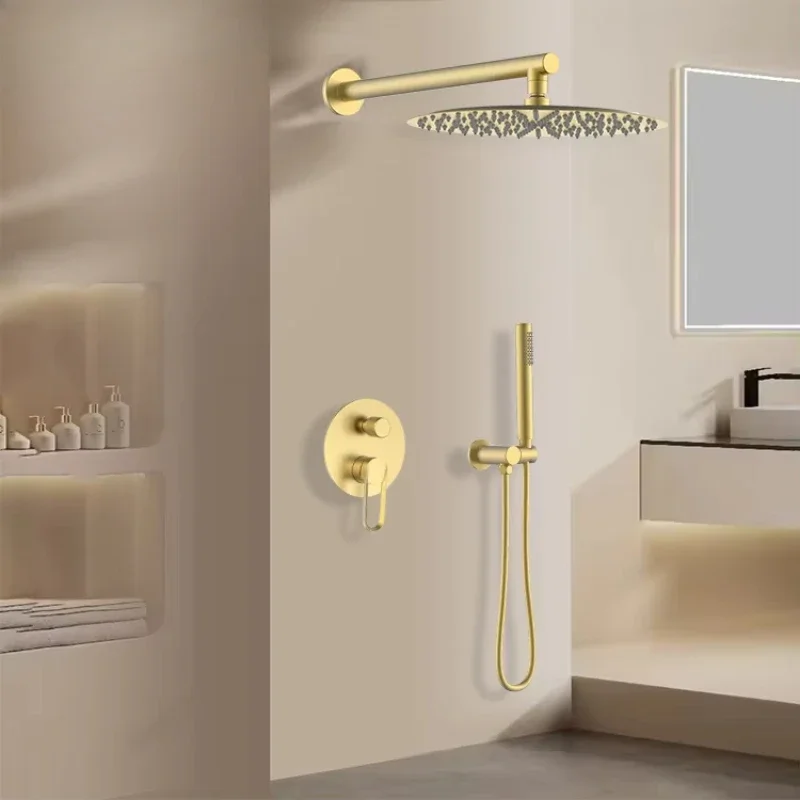 Hotel Bathroom Modern Design Bath Concealed Shower System Recessed Shower Mixer Valves In-wall Mounted Rain Shower Faucet 3 ways
Hotel Bathroom Modern Design Bath Concealed Shower System Recessed Shower Mixer Valves In-wall Mounted Rain Shower Faucet 3 ways