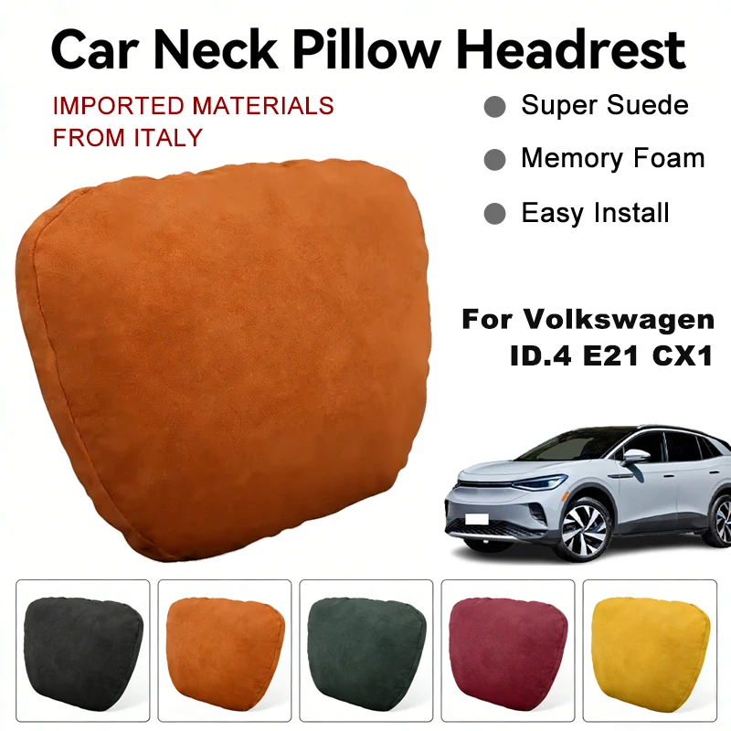 Italy Suede Car Neck Rest Pillow For Volkswagen ID.4 E21 CX1 Seat Head Neck Support Cushion Auto Interior Accessories
Italy Suede Car Neck Rest Pillow For Volkswagen ID.4 E21 CX1 Seat Head Neck Support Cushion Auto Interior Accessories