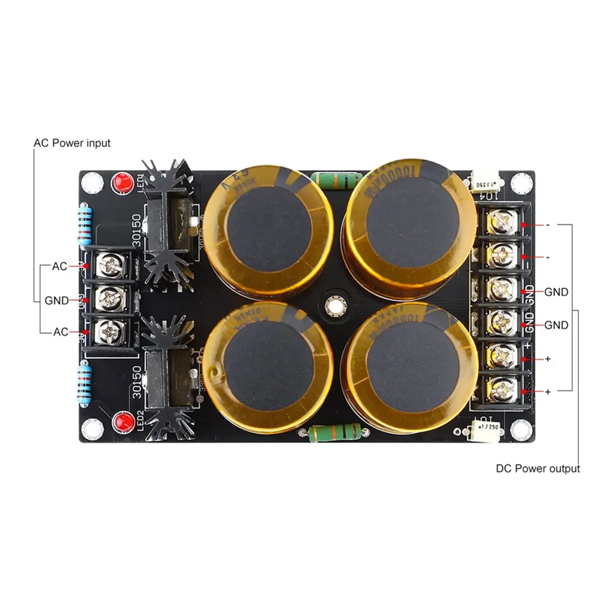 L77A 120A Amplifier Power Supply Rectifier Filter Board 63V 10000UF Schottky Rectifier Filter DIY Sound Audio Amplifiers
L77A 120A Amplifier Power Supply Rectifier Filter Board 63V 10000UF Schottky Rectifier Filter DIY Sound Audio Amplifiers