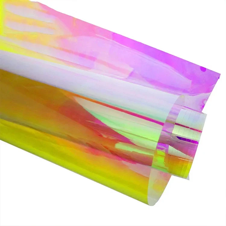 Dichroic Blue Red PVC Roll Iridescent Rainbow Holographic Window Film Glossy Colorful Vinyl
Dichroic Blue Red PVC Roll Iridescent Rainbow Holographic Window Film Glossy Colorful Vinyl