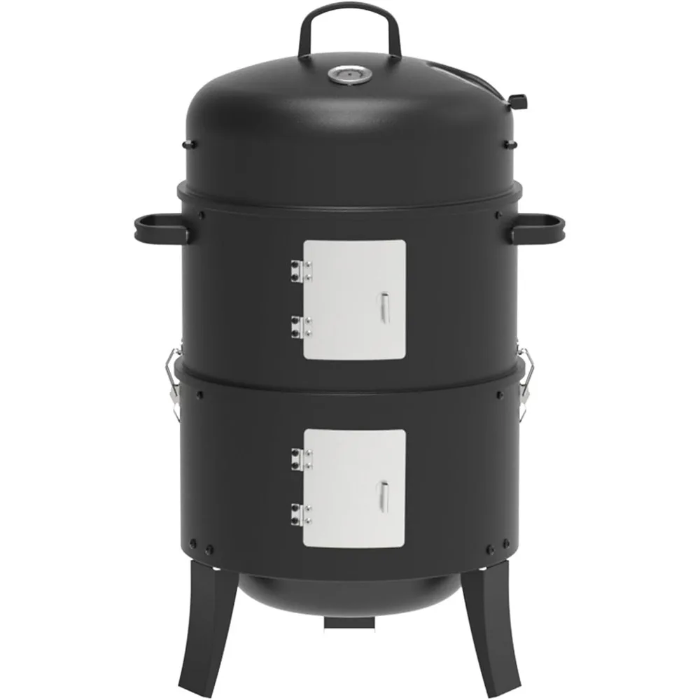 16" Charcoal Smoker, 3 in 1 Heavy Duty Vertical Barbecue Grill Outdoor Fire Pit 402 Square Inches Cooking Area Versatile Outdoor
16" Charcoal Smoker, 3 in 1 Heavy Duty Vertical Barbecue Grill Outdoor Fire Pit 402 Square Inches Cooking Area Versatile Outdoor