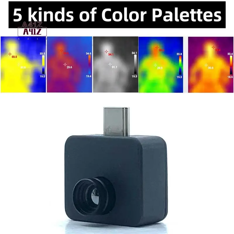 A41Z-Thermal Imager 32X32 Pixels -20-1000°C Thermal Camera Thermal Imaging Camera For Android Type C Phones Infrared Camera
A41Z-Thermal Imager 32X32 Pixels -20-1000°C Thermal Camera Thermal Imaging Camera For Android Type C Phones Infrared Camera