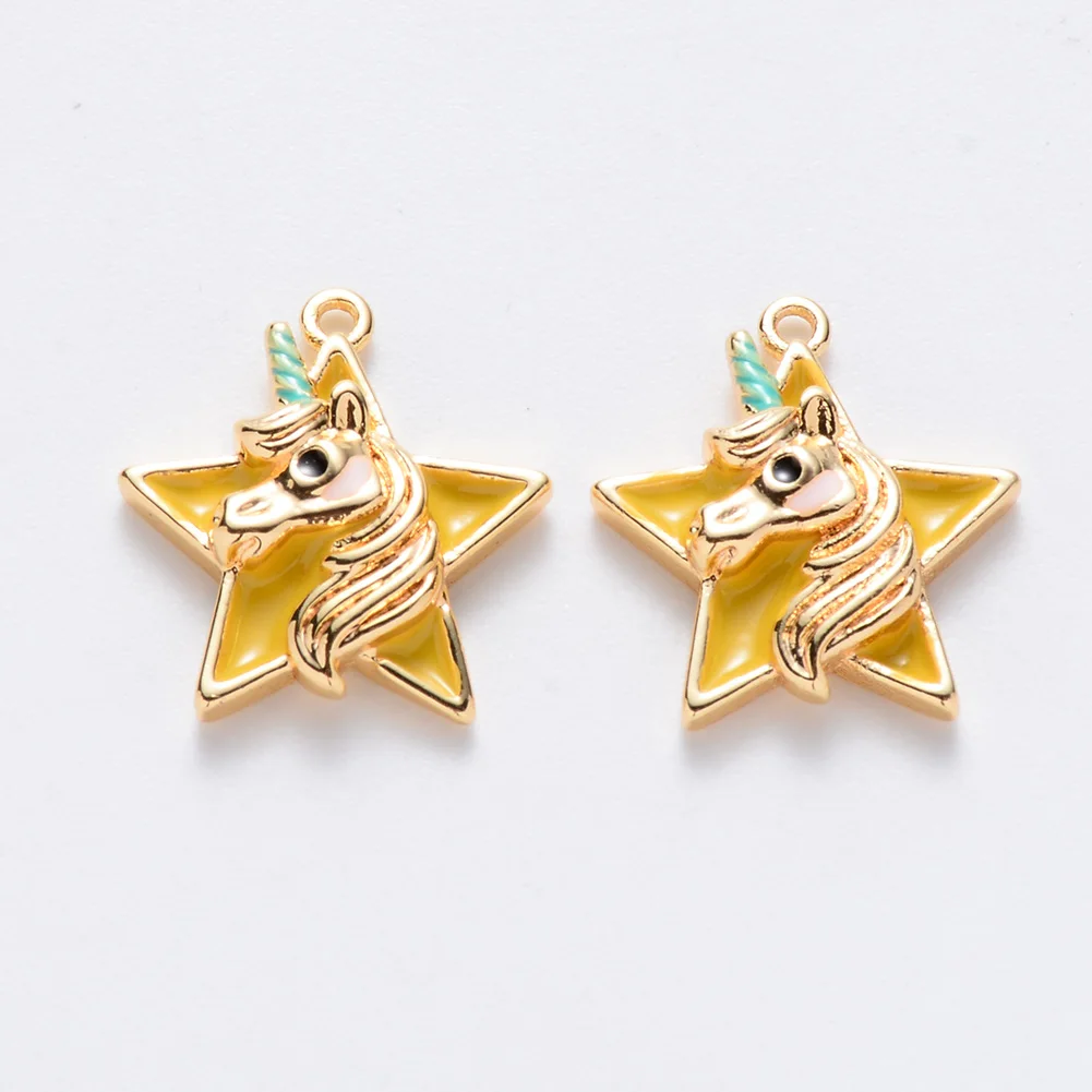 50PCS Metal Enamel Pendants Star Shape Gold Plated for Making DIY Jewewlry Necklace Bracelet Earring Charms Crafts Gift Supplies
50PCS Metal Enamel Pendants Star Shape Gold Plated for Making DIY Jewewlry Necklace Bracelet Earring Charms Crafts Gift Supplies