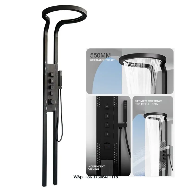 Новый многофункциональный настенный душ для ванной комнаты, настенный набор душевых колоннок, башенный массажный спрей для тела, душевая панель
Новый многофункциональный настенный душ для ванной комнаты, настенный набор душевых колоннок, башенный массажный спрей для тела, душевая панель