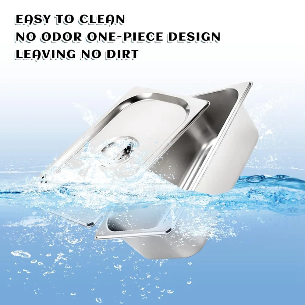 Паровая сковорода CYCLI-2 Pack с крышками, отельные сковороды из нержавеющей стали глубиной 1/3, 4 дюйма, ресторанные сковороды с защитой от замягов для кухни
Паровая сковорода CYCLI-2 Pack с крышками, отельные сковороды из нержавеющей стали глубиной 1/3, 4 дюйма, ресторанные сковороды с защитой от замягов для кухни