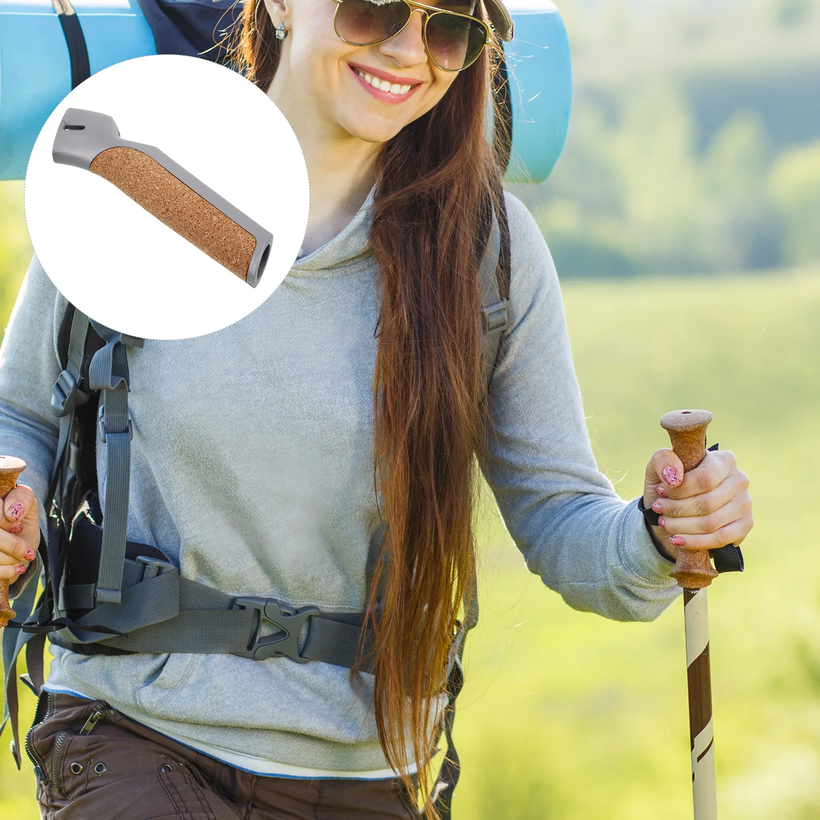 Cork Handle Replacement Trekking Pole Soft Antislip Hiking Walking Cane Adapter Outdoor Camping Elderly Support
Cork Handle Replacement Trekking Pole Soft Antislip Hiking Walking Cane Adapter Outdoor Camping Elderly Support