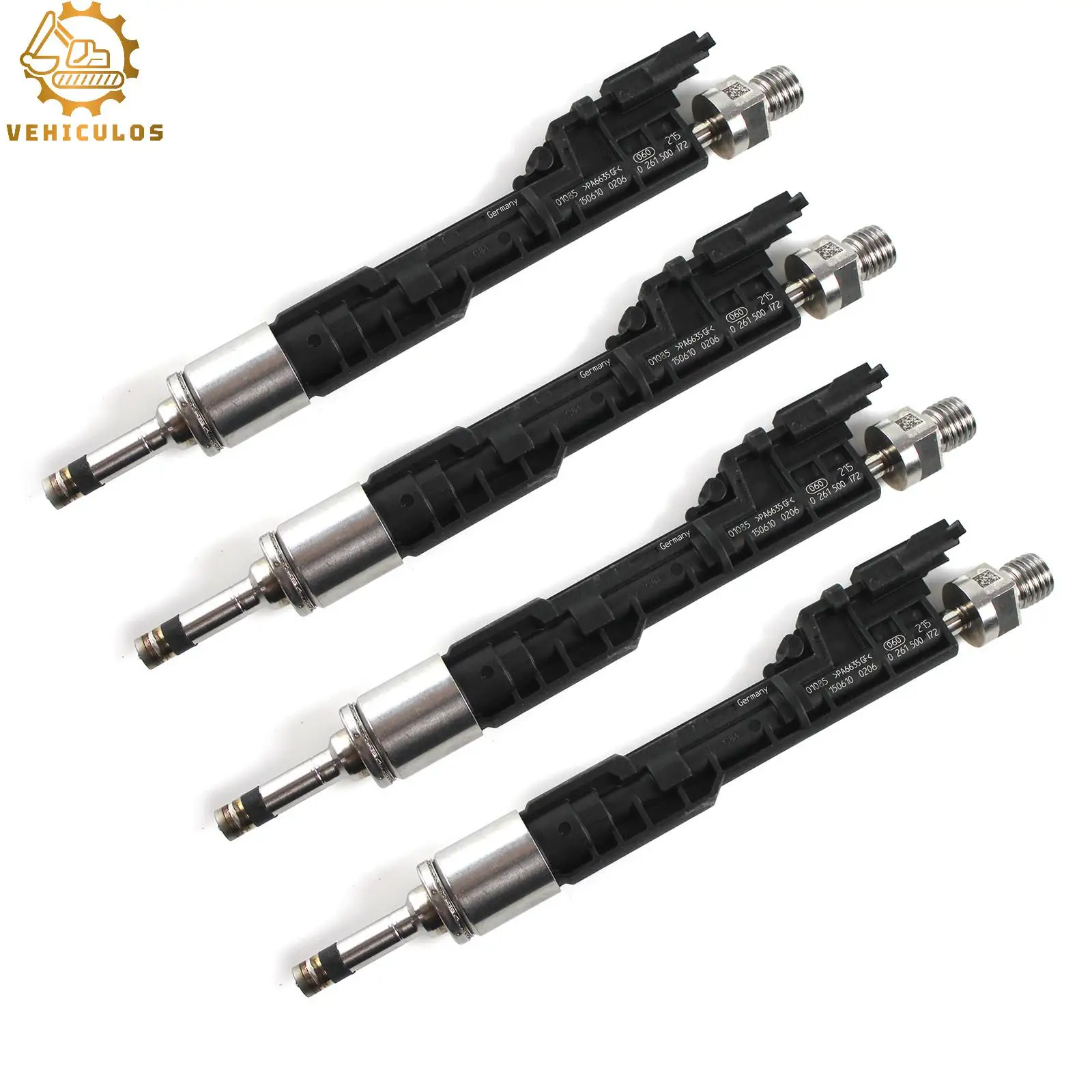 13647639994 0261500172 VEHICULOS 4PCS Fuel Injectors For BMW X1 X3 X5 228i 328i 428i 2.0L Parts 3 Months Warranty
13647639994 0261500172 VEHICULOS 4PCS Fuel Injectors For BMW X1 X3 X5 228i 328i 428i 2.0L Parts 3 Months Warranty