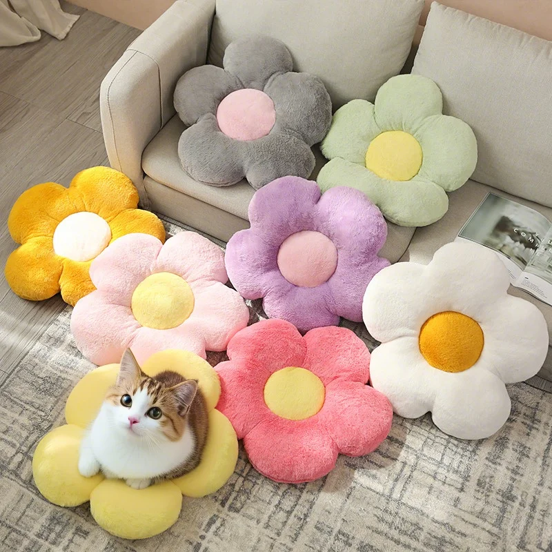 Multi - Color Flower - Shaped Plush Pet Bed - Soft Cat/Dog Cushion, Washable Pet Mat, Pet Room Decor, Ideal for Sofa/Bedroom
Multi - Color Flower - Shaped Plush Pet Bed - Soft Cat/Dog Cushion, Washable Pet Mat, Pet Room Decor, Ideal for Sofa/Bedroom