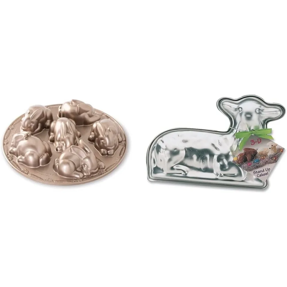 Nordic Ware Miniature Bunny and Lamb 3D Cake Pan
Nordic Ware Miniature Bunny and Lamb 3D Cake Pan