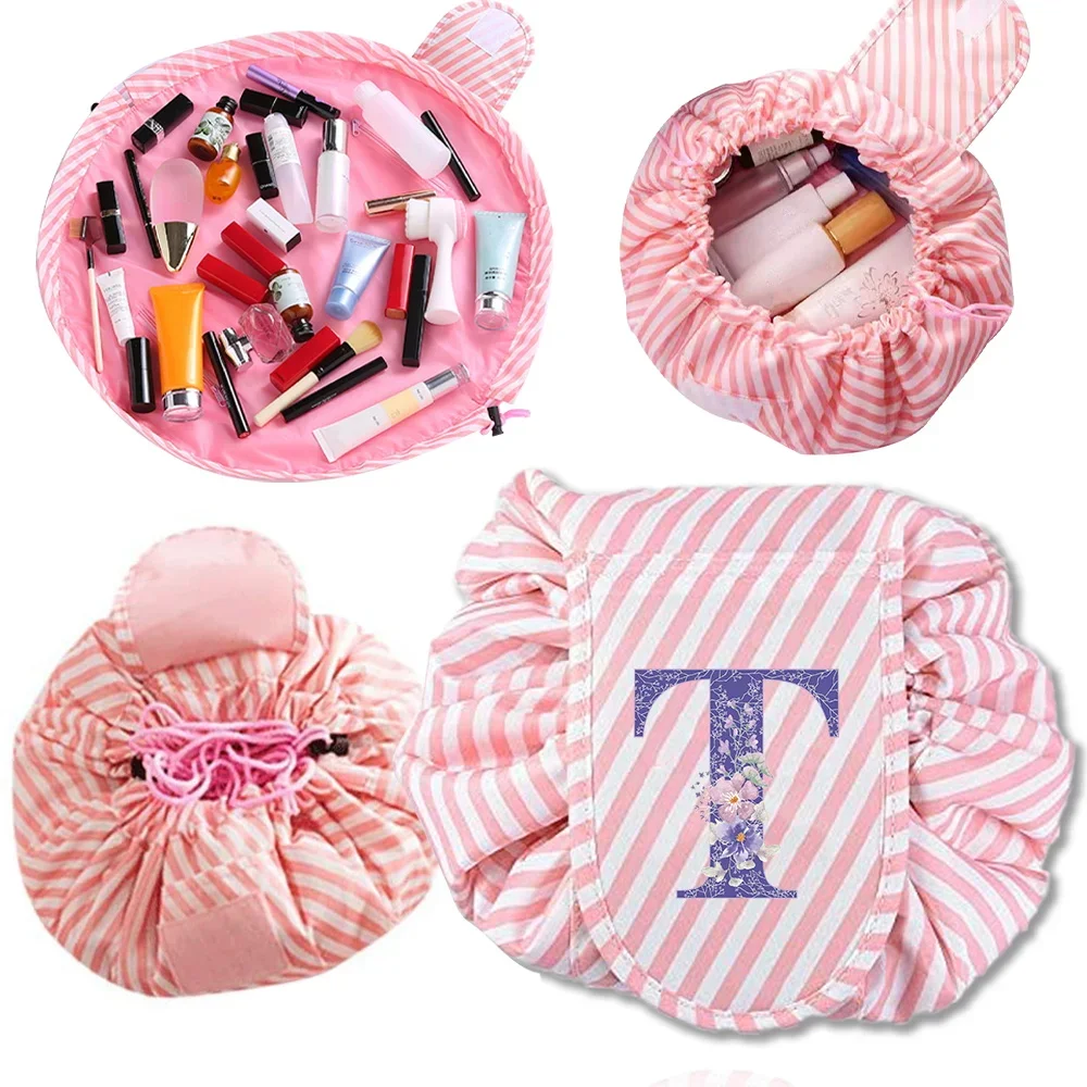 Makeup Bags Women Drawstring Cosmetic Bag Organizer Travel Toiletry Storage Pouch Printing Purple Flower Series Beauty Case
Makeup Bags Women Drawstring Cosmetic Bag Organizer Travel Toiletry Storage Pouch Printing Purple Flower Series Beauty Case
