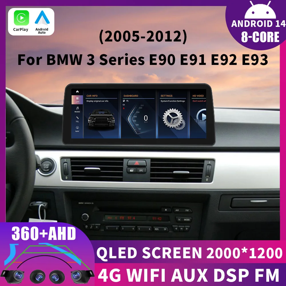 GPS Navigation Multimedia Video Touch Screen QLFIO 12.3” Android 13 For BMW 3 Series E90 E91 E92 E93 Car CCC Radio Stereo Player
GPS Navigation Multimedia Video Touch Screen QLFIO 12.3” Android 13 For BMW 3 Series E90 E91 E92 E93 Car CCC Radio Stereo Player