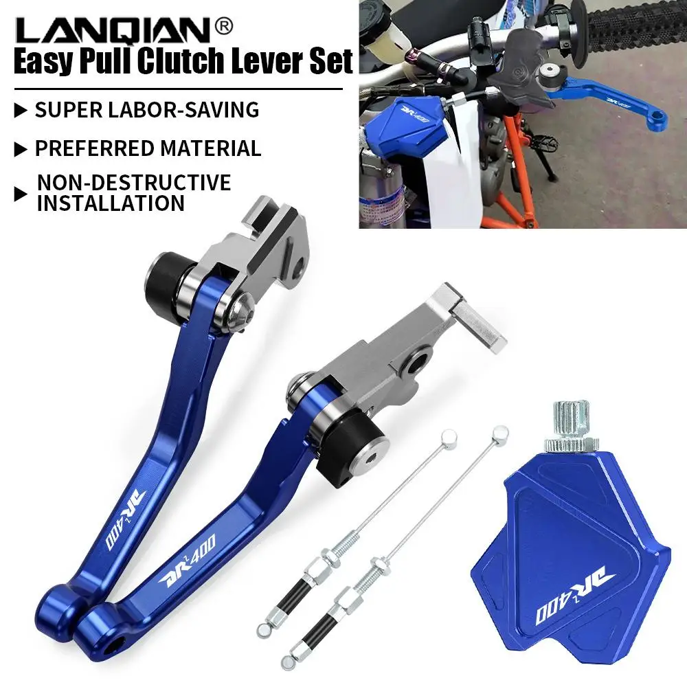 Motorcycle Accessories Aluminum Stunt Brake Clutch Lever Easy Pull Cable System For SUZUKI DRZ400 DRZ 400 2000-2017 2016 2015
Motorcycle Accessories Aluminum Stunt Brake Clutch Lever Easy Pull Cable System For SUZUKI DRZ400 DRZ 400 2000-2017 2016 2015