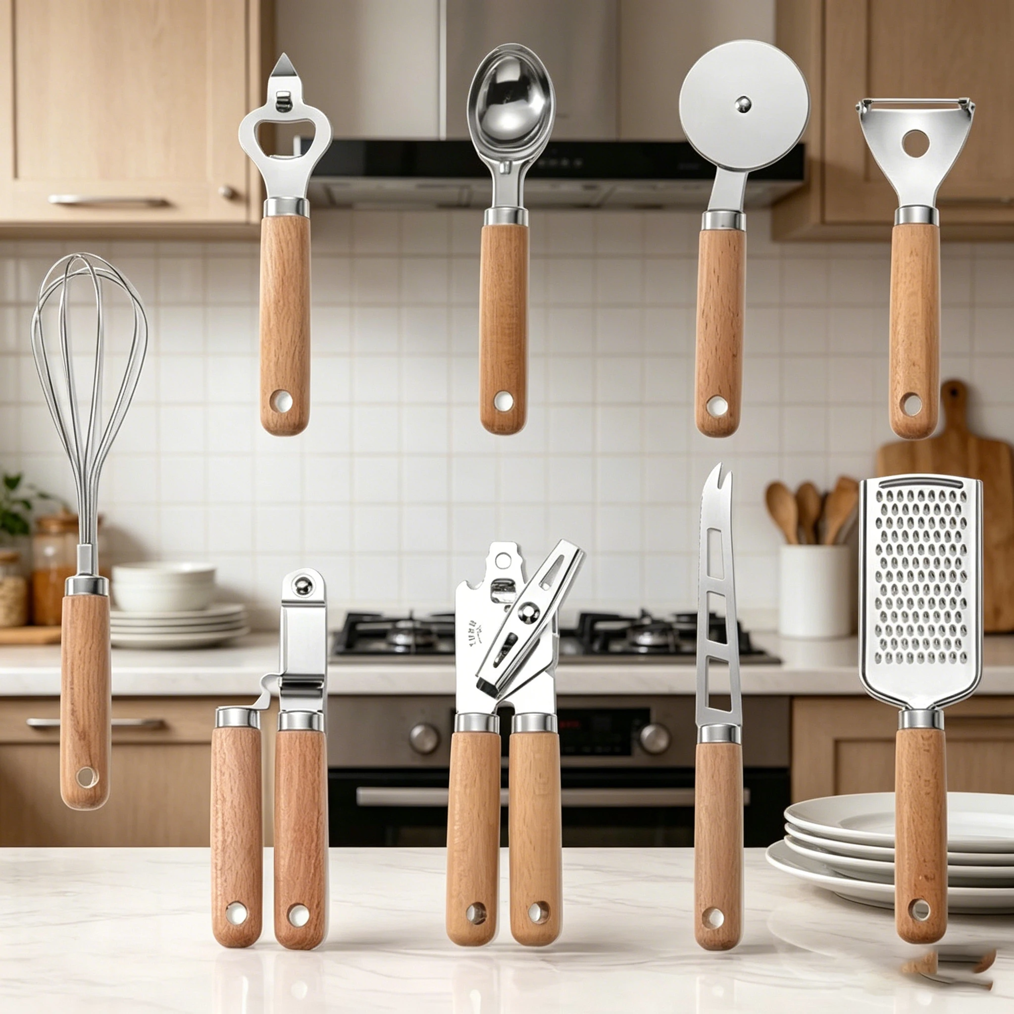 9 Pieces/Set Stainless Steel Kitchen Utensils Set With Wooden Handle Baking Set Kitchen Gadgets Kitchen Tool Set
9 Pieces/Set Stainless Steel Kitchen Utensils Set With Wooden Handle Baking Set Kitchen Gadgets Kitchen Tool Set