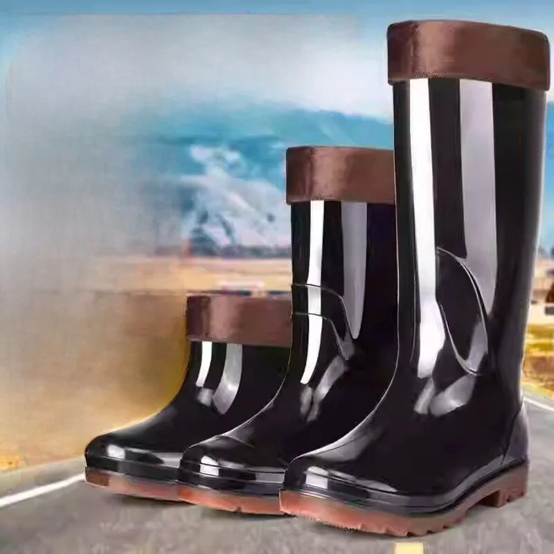 Men's Waterproof Non-Slip Low-Mid-High Boot Rain Boots Thick Bottom Wear-Resistant Rain Boots for Construction Site Water Rub...
Men's Waterproof Non-Slip Low-Mid-High Boot Rain Boots Thick Bottom Wear-Resistant Rain Boots for Construction Site Water Rub...