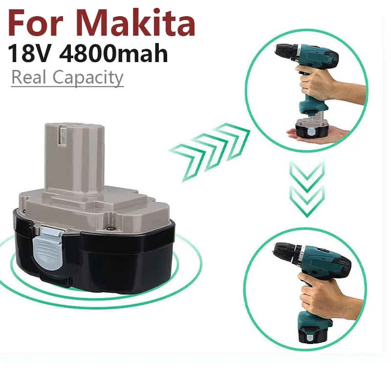 Suitable for Makita electric drill and other series of electric tools, 18V4800mAh battery, wrench, electric drill
Suitable for Makita electric drill and other series of electric tools, 18V4800mAh battery, wrench, electric drill