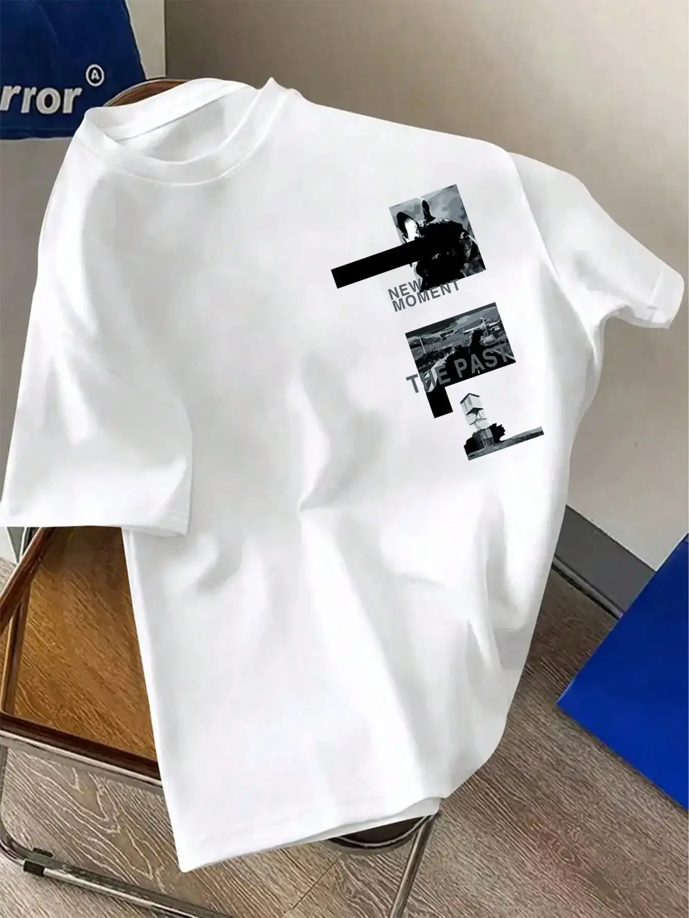 Men's White Graphic Print Round Neck Short Sleeve Casual T-Shirt
Men's White Graphic Print Round Neck Short Sleeve Casual T-Shirt