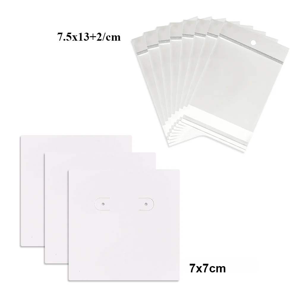 24Type 50Pcs With hangable Bags Blank Paper Necklace Earrings Jewelry Display Packaging Cards Wholesale Handmade DIY Accessories
24Type 50Pcs With hangable Bags Blank Paper Necklace Earrings Jewelry Display Packaging Cards Wholesale Handmade DIY Accessories