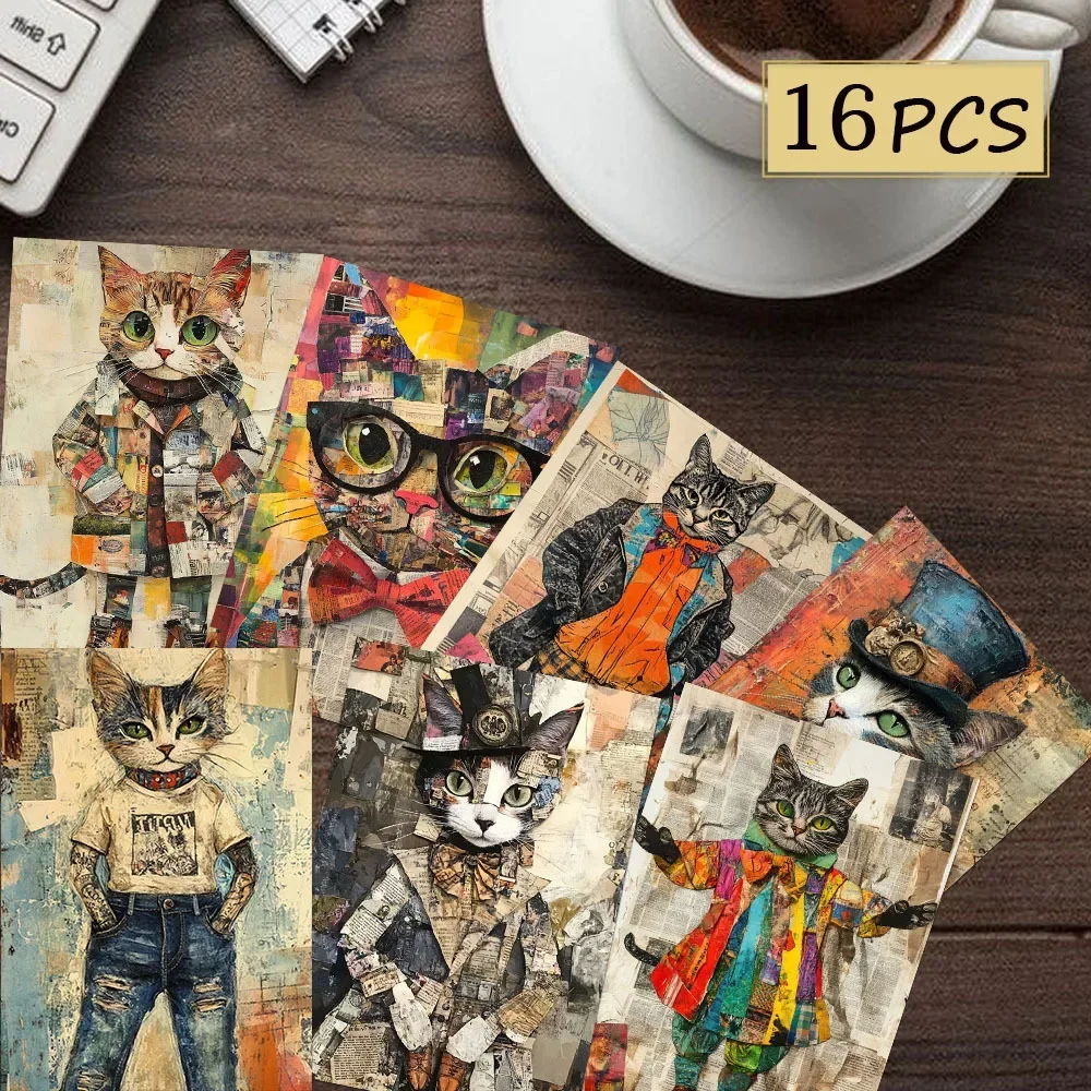 16pcs, Fashionable Cat Postcards, New Year Gifts, Christmas Gifts, Living Room Decoration, Bedroom Decoration,High-Quality Cards
16pcs, Fashionable Cat Postcards, New Year Gifts, Christmas Gifts, Living Room Decoration, Bedroom Decoration,High-Quality Cards