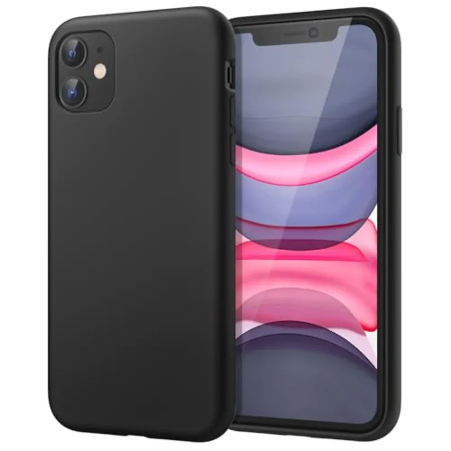 Silicone Case for iPhone 11 2019 6.1-Inch, Silky-Soft Touch Full-Body Protective Case, Shockproof Cover with Microfiber Lining
Silicone Case for iPhone 11 2019 6.1-Inch, Silky-Soft Touch Full-Body Protective Case, Shockproof Cover with Microfiber Lining